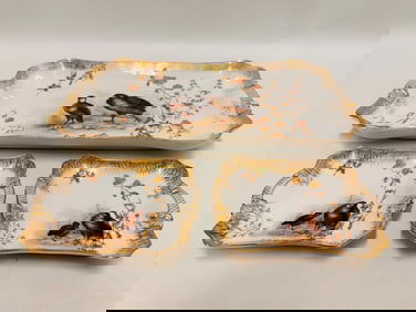 Limoges Platter and two Serving Dishes