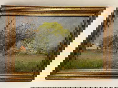 Impressionistic Landscape, signature illegible