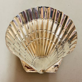 Tiffany and Co. Sterling Silver Shell Trinket Dish