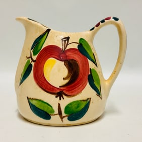 Purinton Pottery Pitcher, Apple pattern