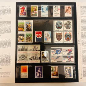 1980 Mint Set of Commemorative Stamps
