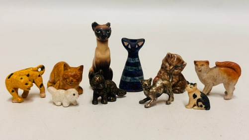 Miniature Cat Collection Grouping