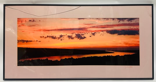 Jim Burlitch River at Sunset Photograph