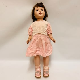 1950s Vintage Hard Plastic Walker Doll