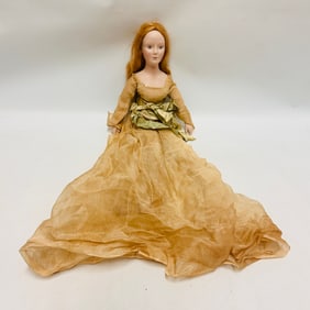 Vintage Porcelain Boudoir Doll