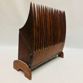Antique Cranberry Scoop