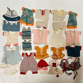 Collection of Antique and Vintage Doll Clothes