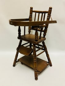 Wooden Doll Folding Convertible High Chair