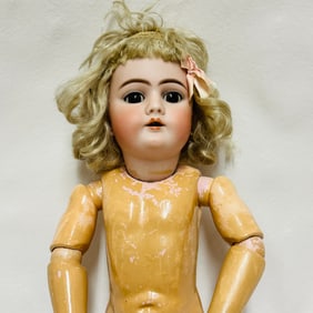 Antique German Handwerck 3 Bisque Head Doll