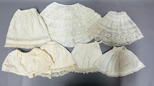 Antique Doll Skirts and Slips
