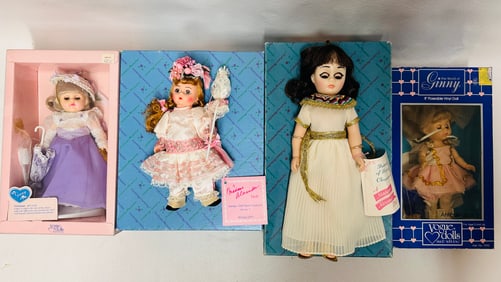 Vogue Ginny and Madame Alexander Dolls with Boxes