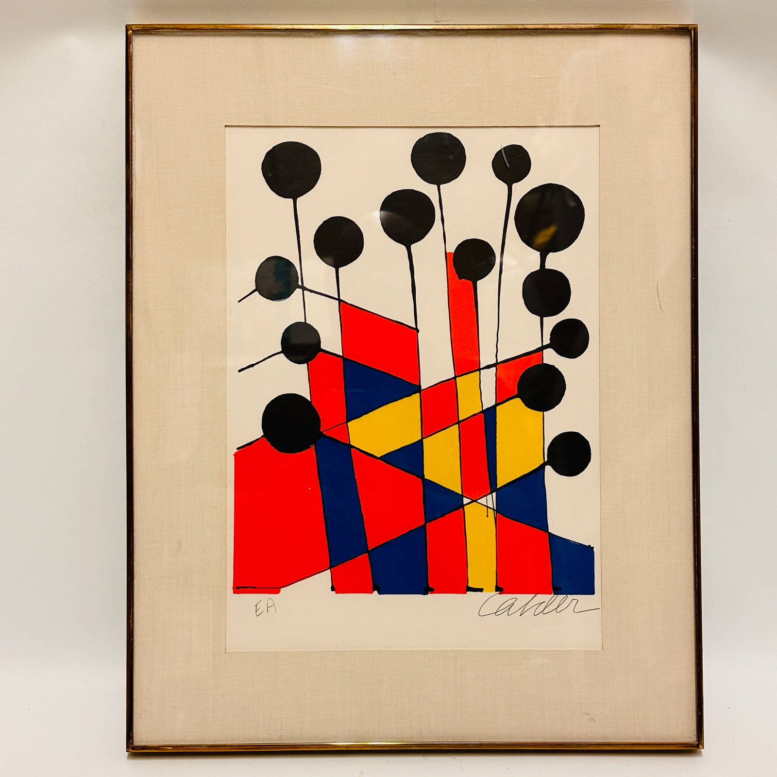 Alexander Calder (American 1898-1976) The Flower Garden Artist 1974 Artist Proof: Alexander Calder (American 1898-1976) The Flower Garden, 1974 Artist Proof. Lithograph in colors on paper, Overall dimension: 19 inches H by 15 inches W **PLEASE READ: There are several shipping optio