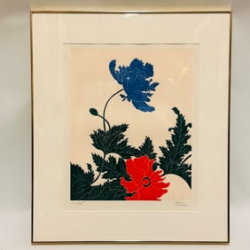 Fernando Torm Flowers Limited Edition Lithograph