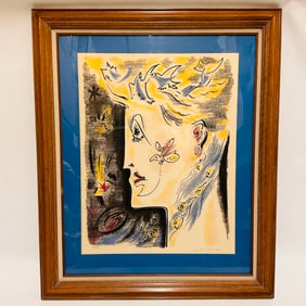 Andre Mason Surrealist Woman Lithograph Limited Edition