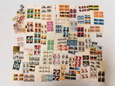 Postage stamp grouping