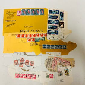 Postage stamp grouping