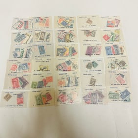 Postage stamp grouping