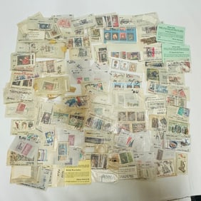 Postage stamp grouping
