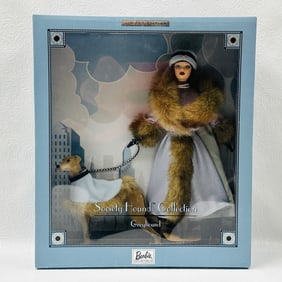 Barbie Doll Society Hound with Greyhound Dog