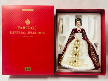 Barbie Doll Faberge - Imperial Splendor Porcelain Doll