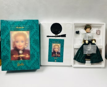 Barbie Doll Holiday Caroler Porcelain Doll