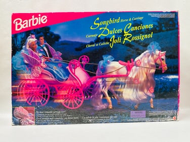 Barbie Doll Songbird Horse and Carriage