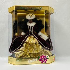 Barbie Doll African American Happy Holidays Special Edition