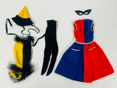Vintage Barbie 944 Masquerade and 943 Fancy Free Doll Clothes