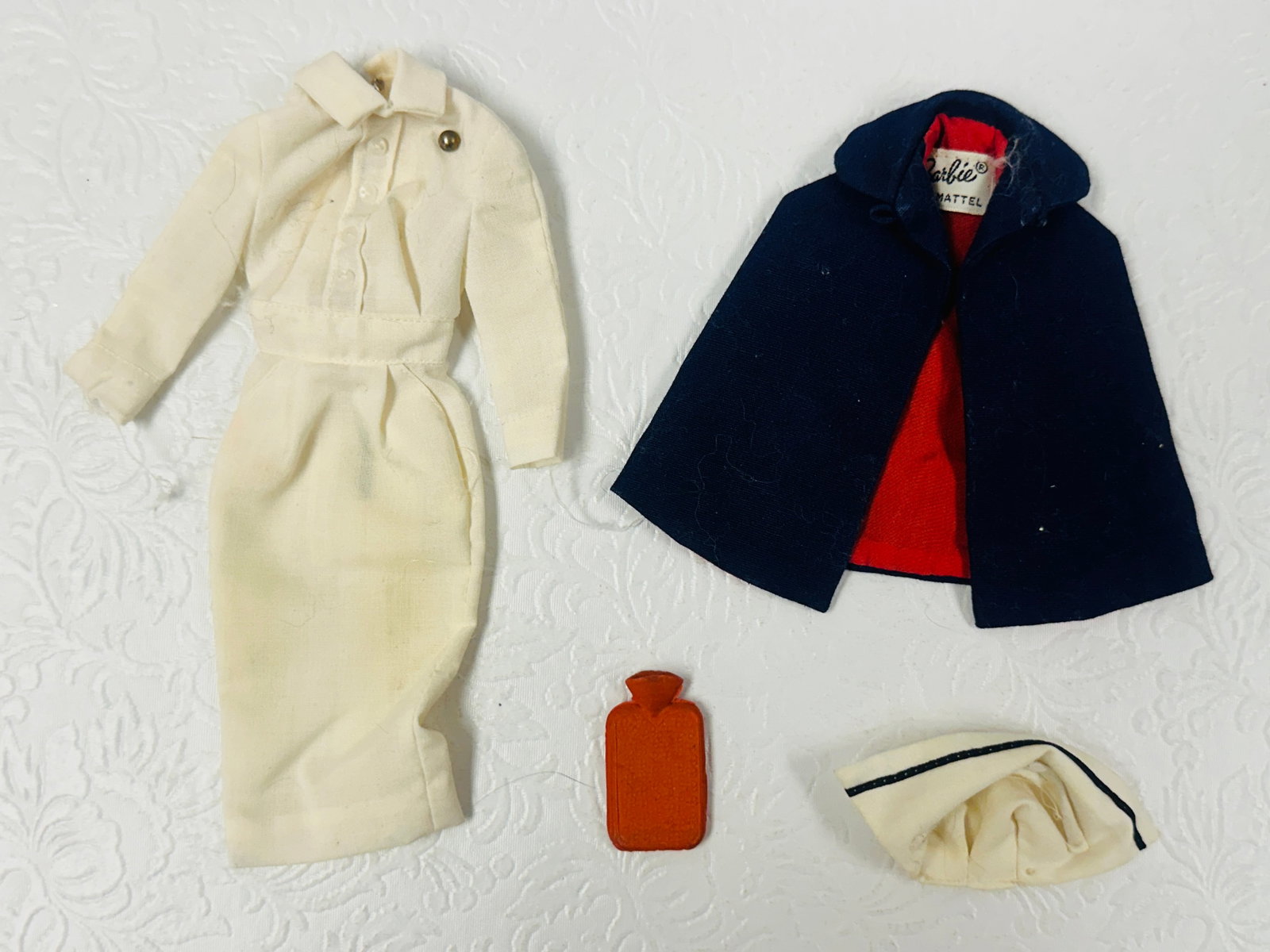 Vintage Barbie 991 Registered Nurse Doll Clothes: Vintage Barbie 991 Registered Nurse Doll Clothes ------------------ please review all pictures carefully because they are part of the description and show condition issues if any ------------------ pl