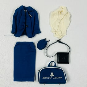 Vintage Barbie American Airlines Stewardess Doll Clothes