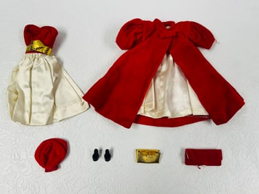 Vintage Barbie 977 Silken Flame and 939 Red Flare Doll Clothes