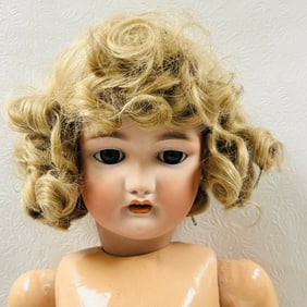 Antique CM Bergman Simon Halbig Bisque Head Doll