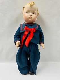 Blond Bisque Head Doll