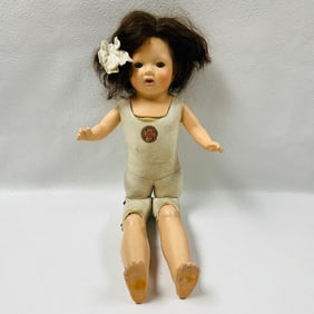 Composition Head Doll with Effanbee Kid Body