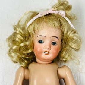 German Bisque Head Doll