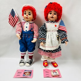 Paradise Galleries Rag Time Molly and Matthew Dolls