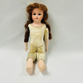 Antique German Bisque Head Doll