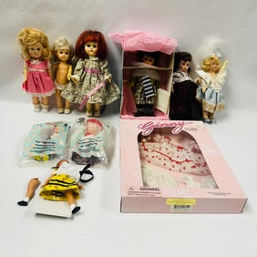 Grouping of Vogue Ginny and Madame Alexander Dolls