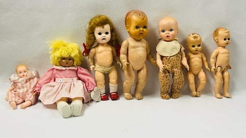 Collection of Vintage Baby Dolls