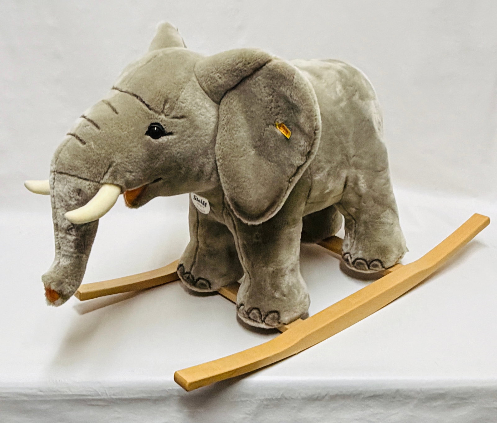 Large Steiff Trampili Riding Elephant Rocker (1 of 9)