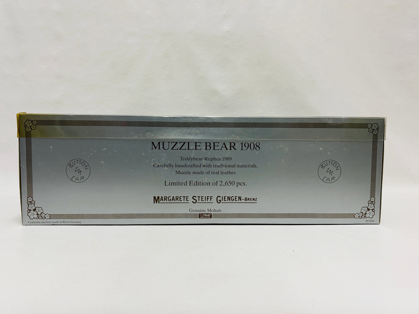 Steiff 1908 Muzzle Bear, Limited Edition, replica - 9