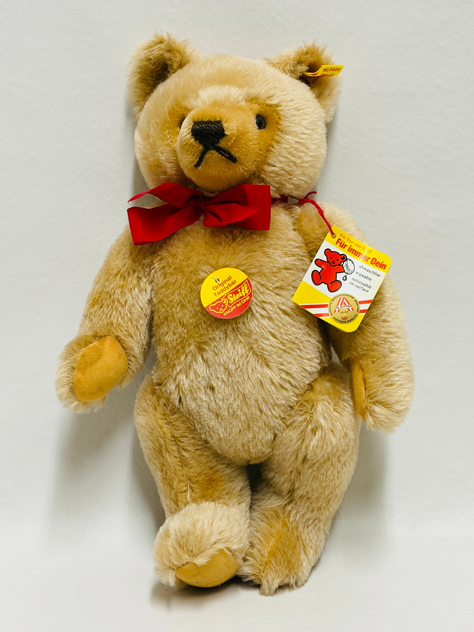 Steiff Original Teddy Bear, Blonde Mohair (1 of 8)