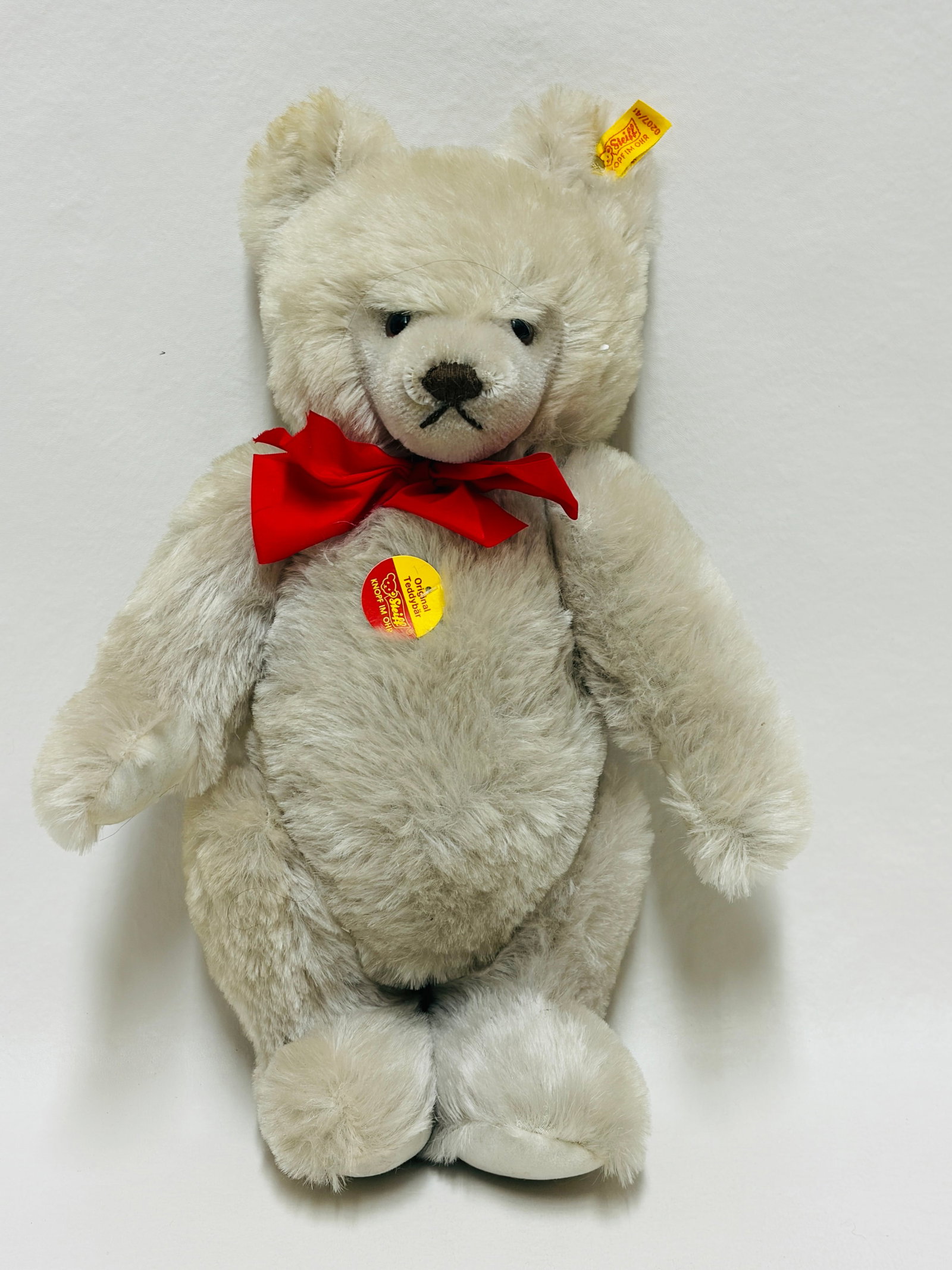 Steiff Original Teddy Bear, Gray Mohair (1 of 8)
