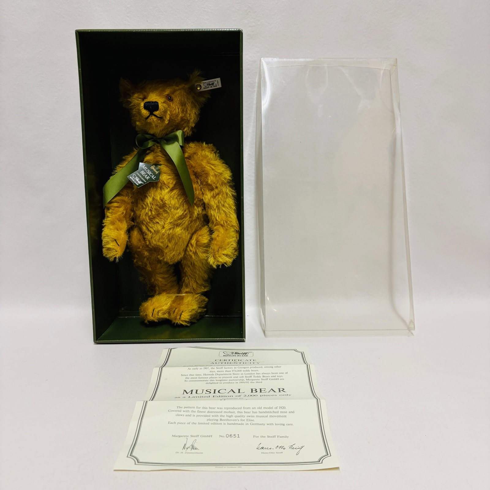 Steiff Harrods Victorian Musical Teddy Bear, Limited Edition (1 of 9)
