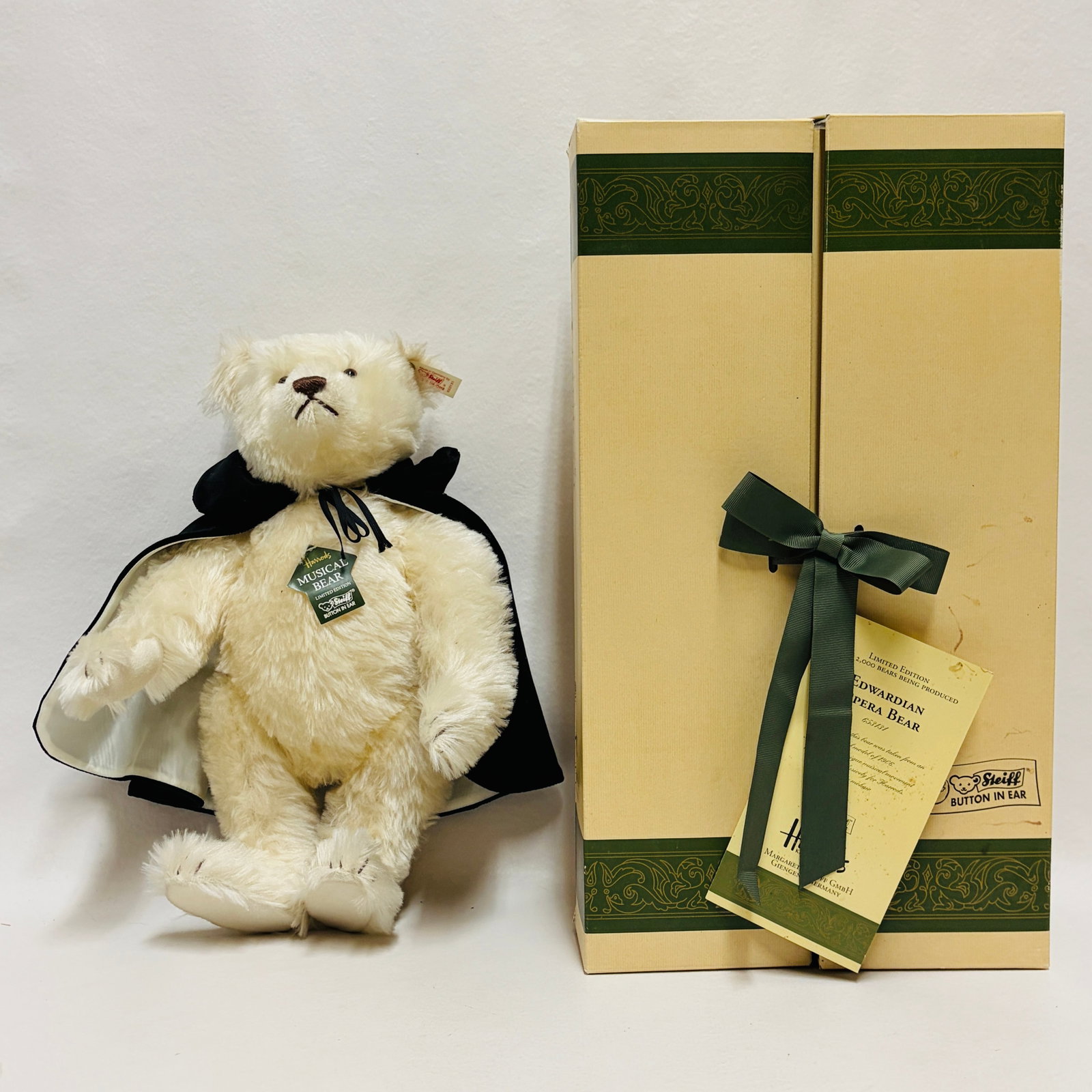 Steiff Harrods Edwardian Opera Musical Teddy Bear, Limited Edition (1 of 11)