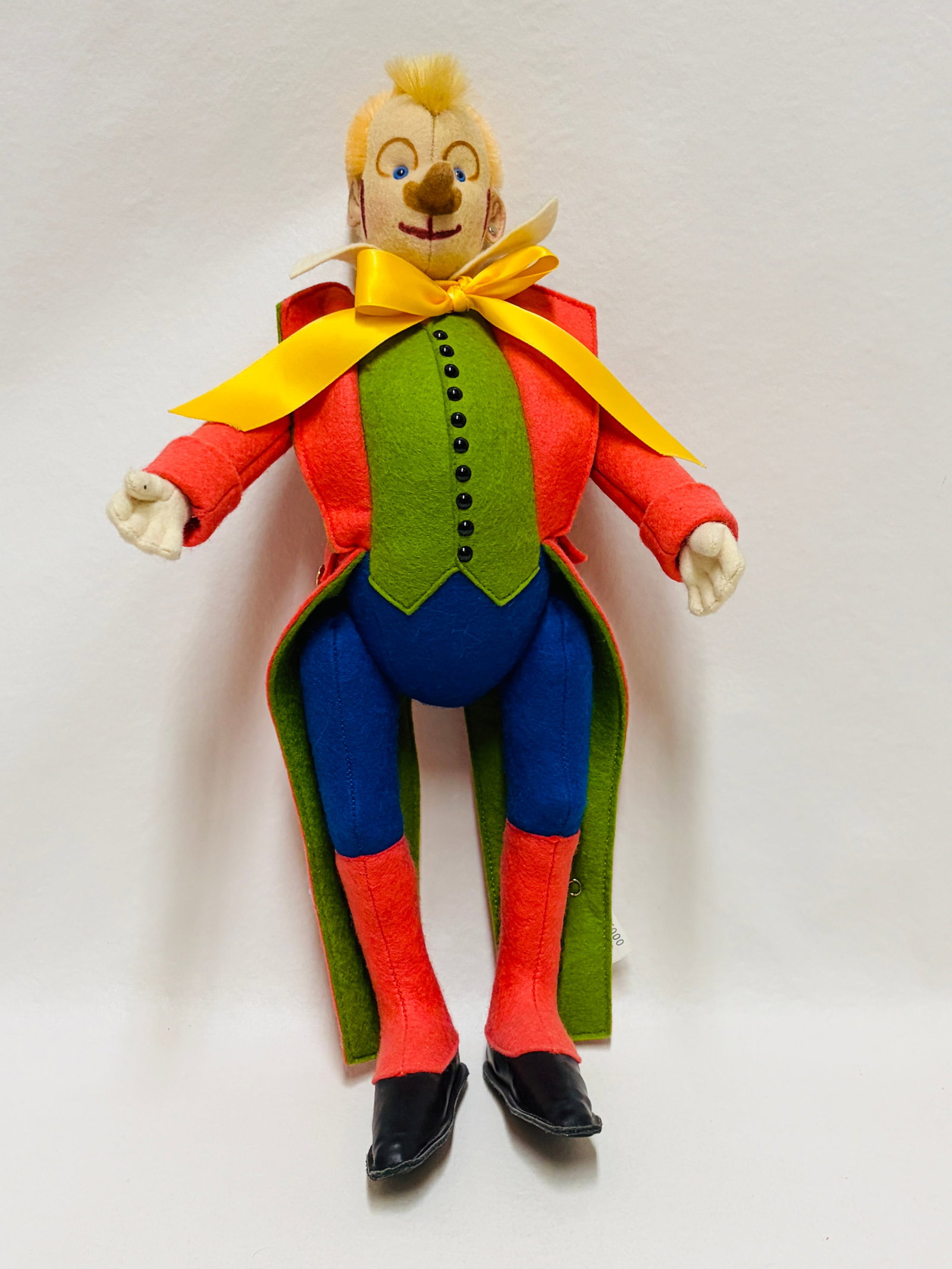 Steiff 1911 Noso Circus Clown Doll, Limited Edition, replica: Steiff 1911 Noso Circus Clown Doll, Limited Edition, replica ------------------ please review all pictures carefully because they are part of the description and show condition issues if any ---------