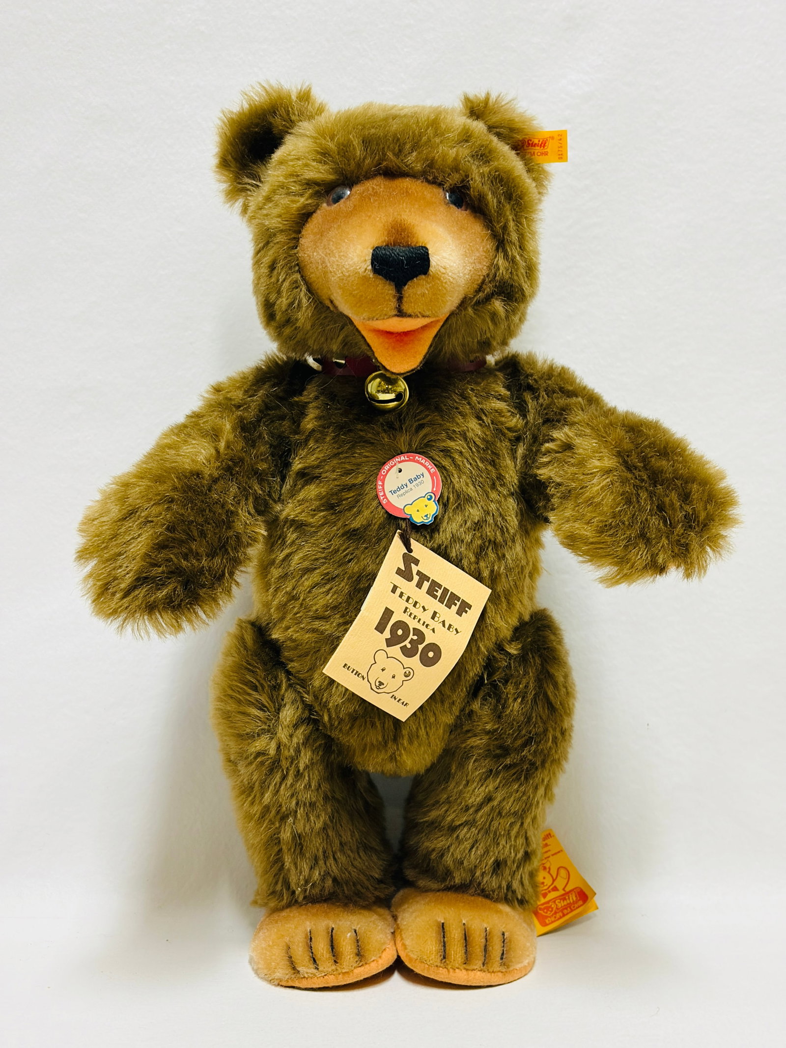 Steiff 1930 Teddy Baby Bear with open mouth, replica (1 of 10)