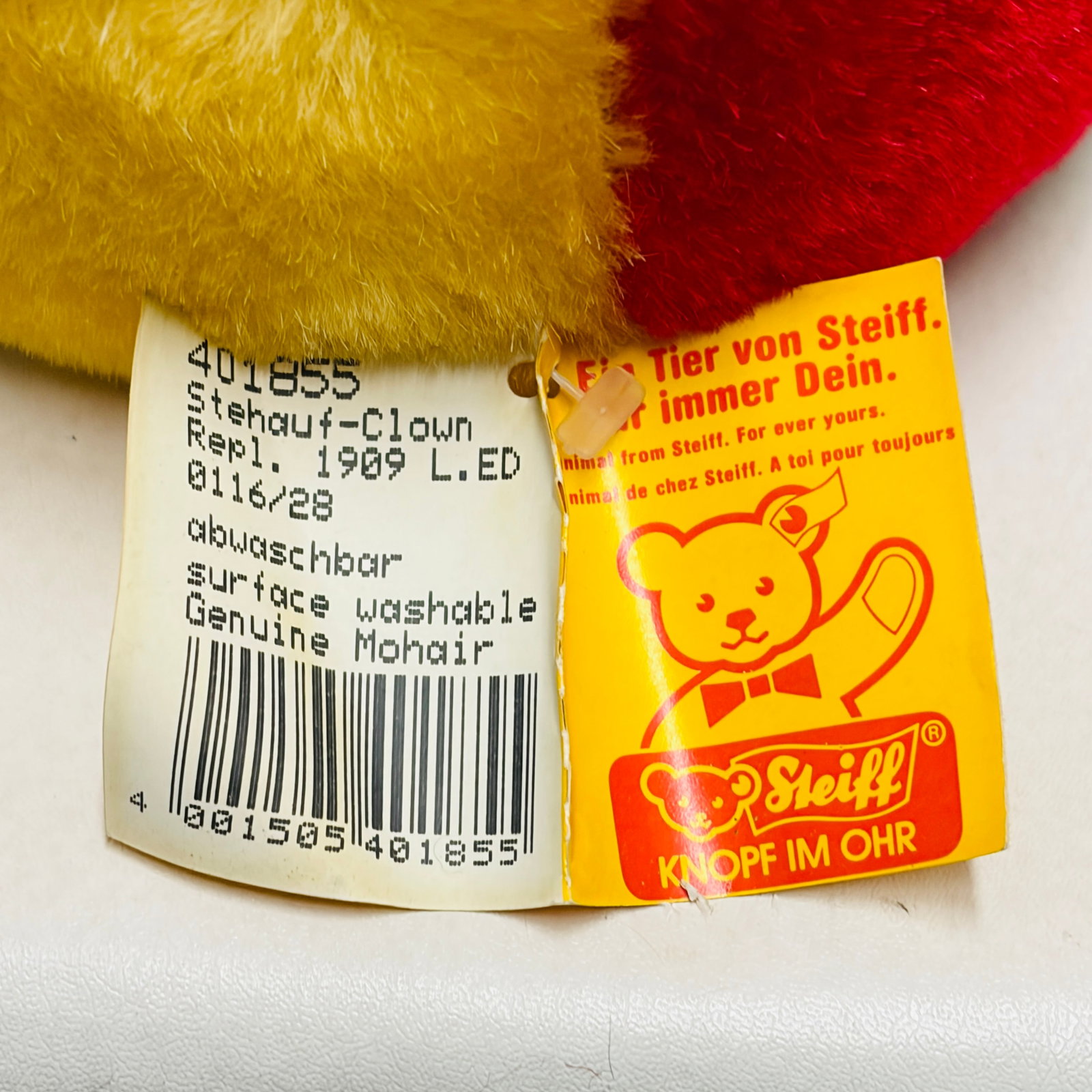 Steiff Roly Poly, signed on hand - 9