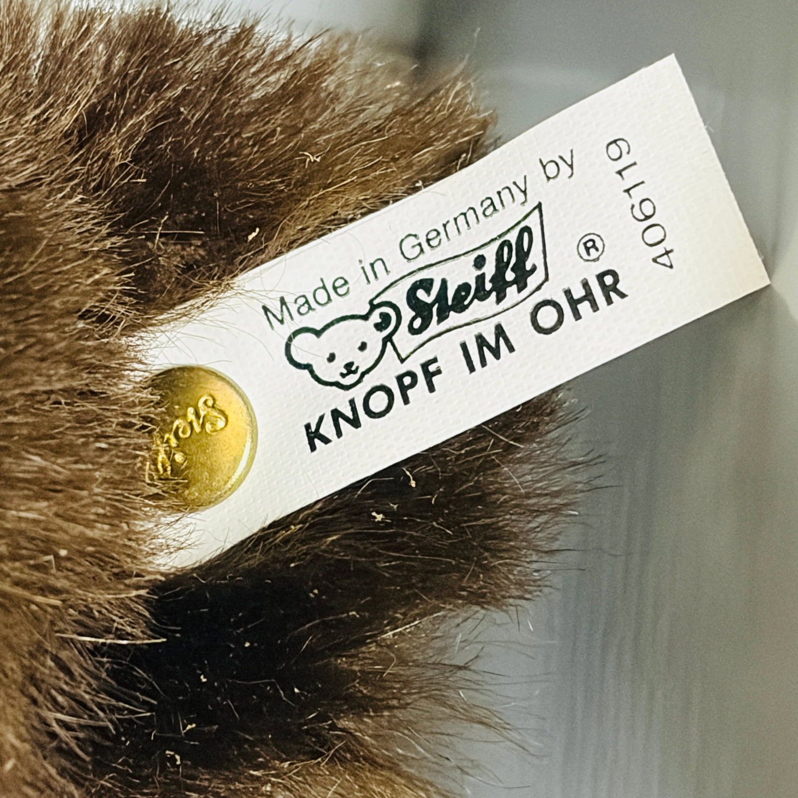 Steiff 1908 Muzzle Bear, Limited Edition, replica - 5