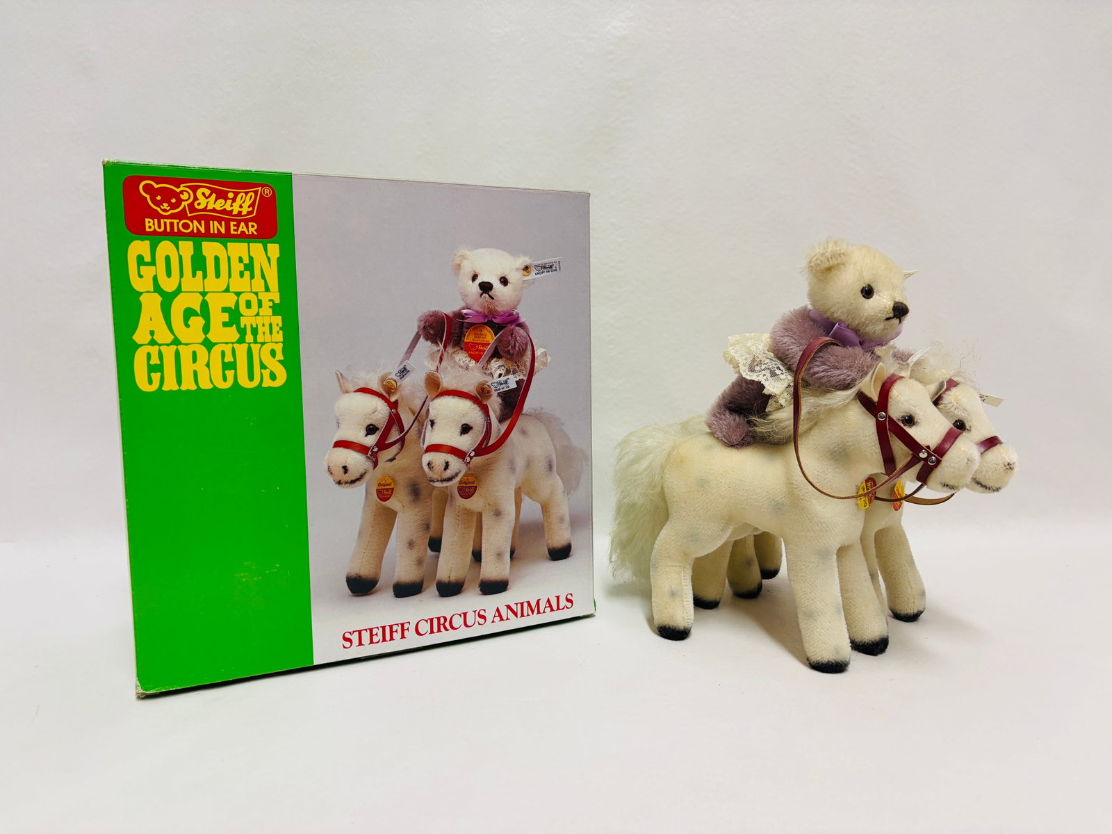 Steiff Golden Age of the Circus Bearback Rider Set, Limited Edition and COA (1 of 14)